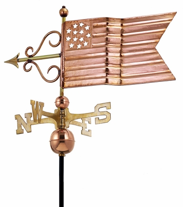 American Flag Weathervane - Click to enlarge