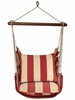 Americana Stripe Fabric Hammock Chair Swing Set