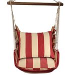 Americana Stripe Fabric Hammock Chair Swing Set