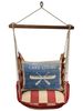 Americana Stripe Lake Living Hammock Chair Swing Set