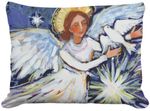 Angel of Peace Outdoor Pillow