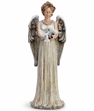 Angel Statue with Doves - Click to enlarge
