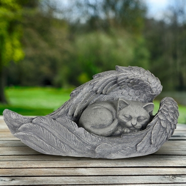 Angel Wings Cat Memorial - Click to enlarge