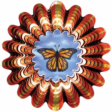 Animated Butterfly Wind Spinner - Click to enlarge