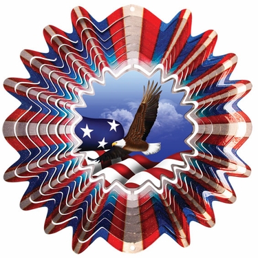 Animated Eagle Wind Spinner - Click to enlarge