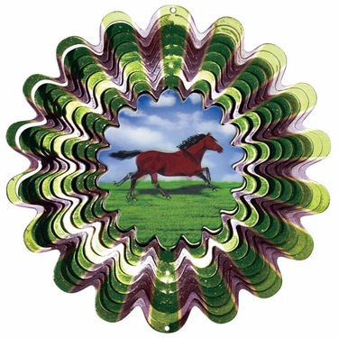 Animated Horse Wind Spinner - Click to enlarge