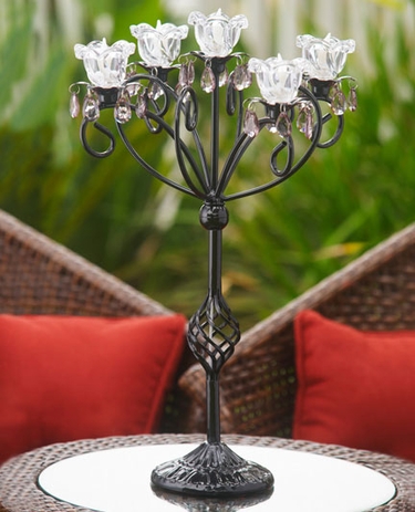 Anywhere 5 Flame Kami Candelabra - Black - Click to enlarge