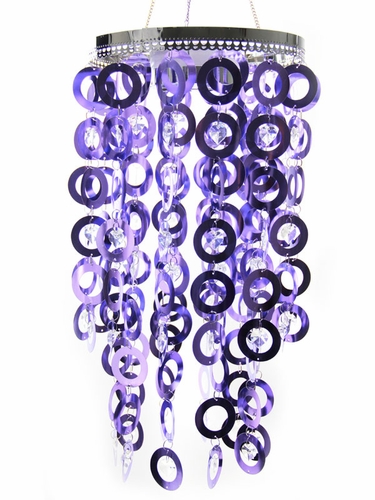 Anywhere Lighting Purple Love Rings - Click to enlarge