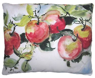 Apples Branch Outdoor Pillow - Click to enlarge
