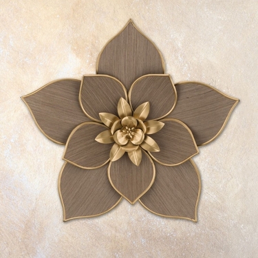 Ash Woodland Flower Wall Decor (Set of 2) - Click to enlarge