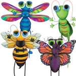 Assorted Friendly Garden Bug Stakes (Set of 4) Assorted Friendly Garden Bug Stakes (Set of 4)