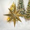 Assorted Iron North Star Hanging Decor (Set of 6) - Antique Gold