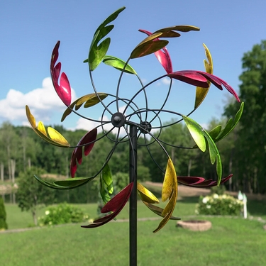 Autumn Leaves Wind Spinner - Click to enlarge