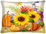Autumn Motif 2 Outdoor Pillow