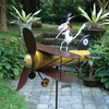 Aviator Dog Whirligig Stake
