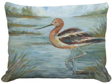 Avocet Bird Outdoor Pillow - Click to enlarge