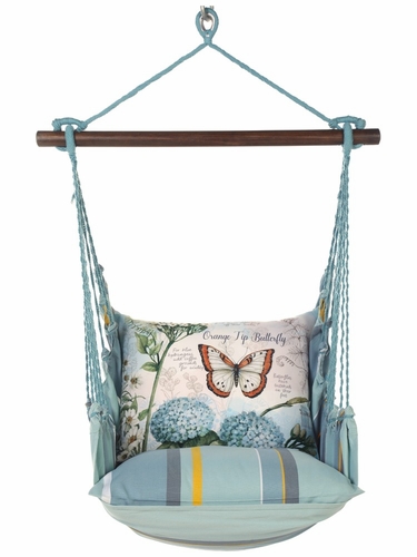 Azure Bay Butterfly Study Hammock Chair Swing Set - Click to enlarge