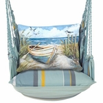 Azure Bay Coastal Retreat Hammock Chair Swing Set
