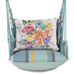 Azure Bay Lush Bouquet Hammock Chair Swing Set