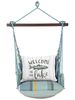 Azure Bay Welcome to the Lake Hammock Chair Swing Set