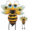 28" Friendly Garden Bee Stakes (Set of 2)