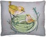 Baby Bird Love Outdoor Pillow Baby Bird Love Outdoor Pillow