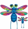 28" Friendly Dragonfly Garden Stakes (Set of 2)