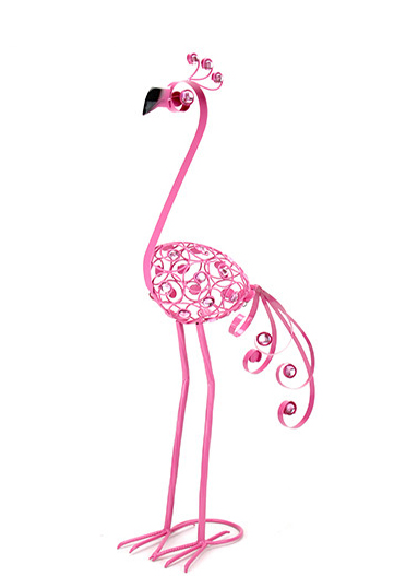 Baby Flamingo Garden Statue - Click to enlarge