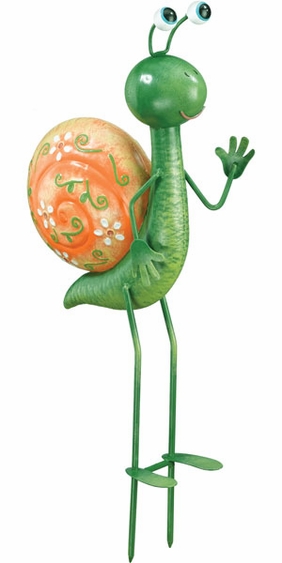 Baby Snail Garden Stake - Click to enlarge