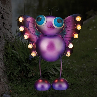 Backyard Solar Butterfly Friend Stake - Click to enlarge