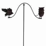 Balancer Owls on Branch Garden Stake