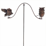 Balancer Owls on Branch Garden Stake