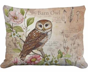 Barn Owl Outdoor Pillow - Click to enlarge