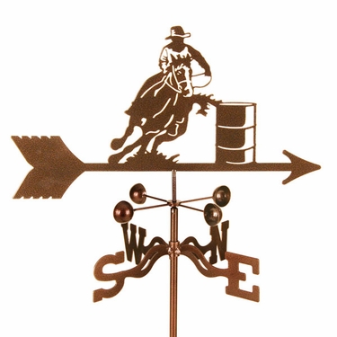 Barrel Racer Weathervane - Click to enlarge