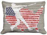 USA Baseball Homerun Outdoor Pillow