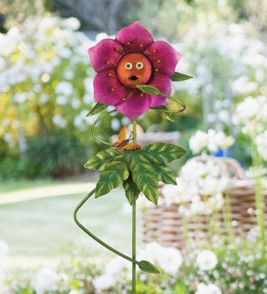Be Jolly Daffodil Garden Stake (Set of 2) - Click to enlarge