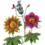 Be Jolly Flower Garden Stakes (Set of 4)