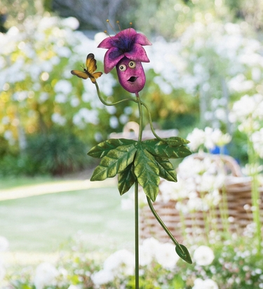 Be Jolly Tulip Garden Stake (Set of 2) - Click to enlarge