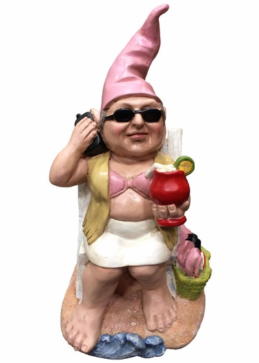Beach Babe Gnome - Click to enlarge