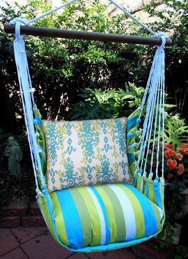 Beach Boulevard Bejeweled Hammock Chair Swing Set - Click to enlarge