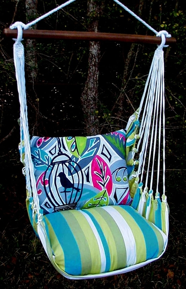 Beach Boulevard Birdcage Hammock Chair Swing Set - Click to enlarge