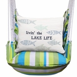 Beach Boulevard Lake Life Livin' Hammock Chair Swing Set