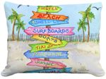 Beach Signs Outdoor Pillow Beach Signs Outdoor Pillow