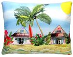 Beach Surf Shack Outdoor Pillow Beach Surf Shack Outdoor Pillow