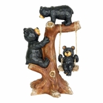 Bear Family Swinging In Tree Bear Family Swinging In Tree