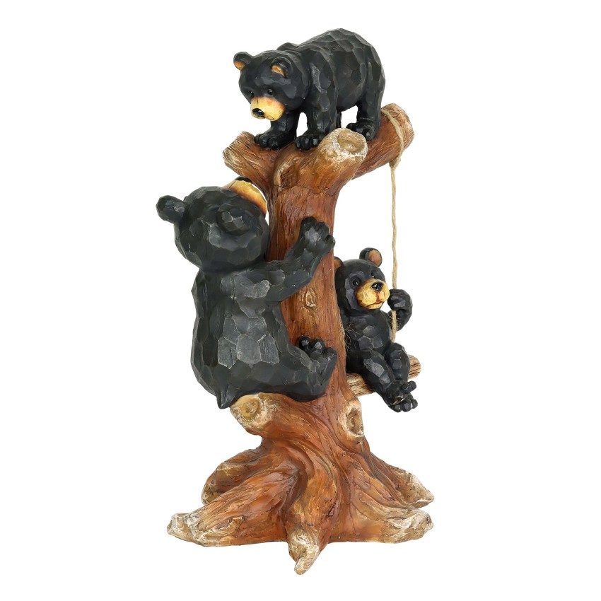 Bear Family Swinging In Tree only $59.95 at Garden Fun