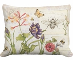 Bee Humble Flower Outdoor Pillow