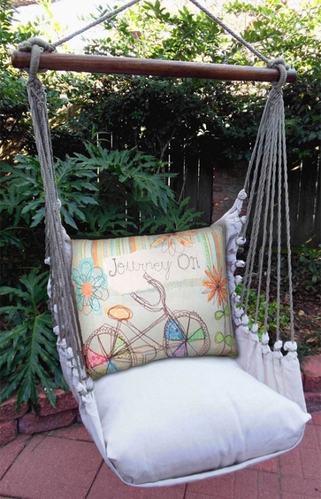 Bicycle Journey Hammock Chair Swing Set - Click to enlarge