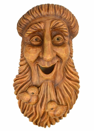 Bird House Tree Face  St. Francis - Click to enlarge