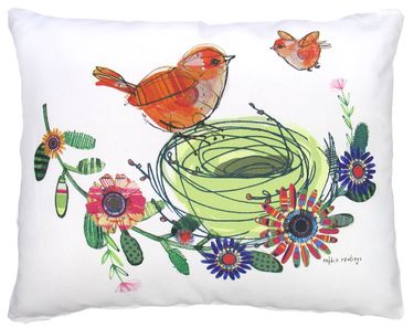 Bird Nest Beauty Outdoor Pillow - Click to enlarge